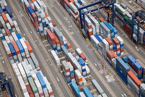 Balboa port in the Panama Canal