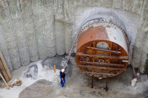 New construction of the Berne sewer