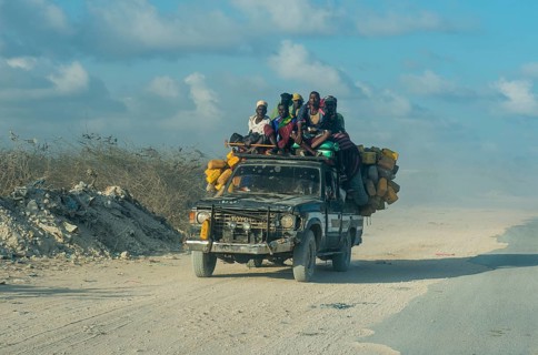 Fully loaded pick up Jeep