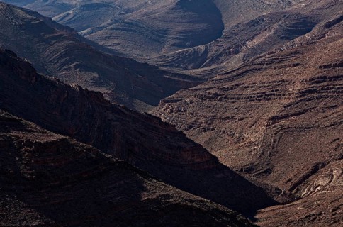 Paleozoic rock formations in the Anti-Atlas