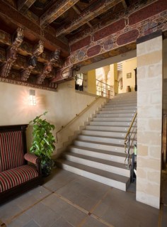 Handmade wooden ceiling of the Salcedo Palace