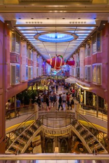 Shopping mall cruise ship MS Color Fantasy