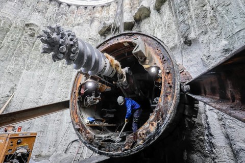 New construction of the Berne sewer