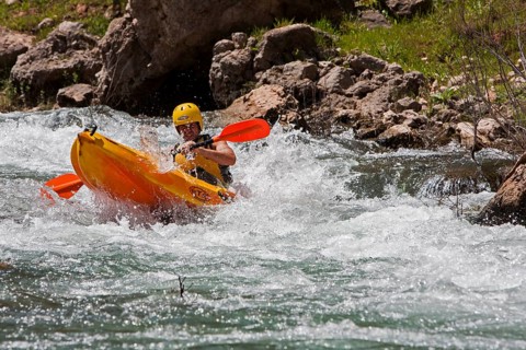Kayaking on the Guadalquivir River