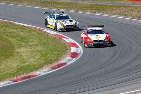 BMW M6 GT3 drives no race track