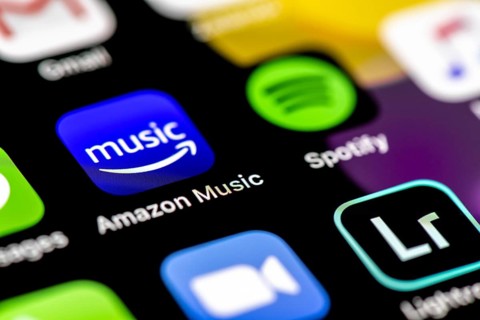 Amazon Music and Spotify