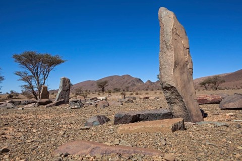 Berber cemetery in the Anti-Atlas