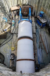 New construction of the Berne sewer