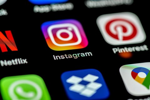 Instagram and Pinterest