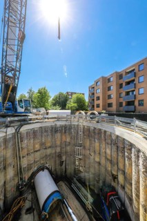 New construction of Berne sewer