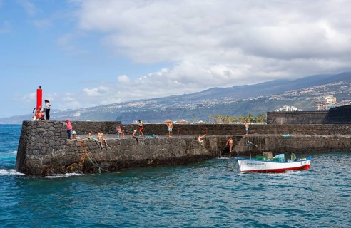 Historic Port Puerto de la Cruz and Fortress Bateria de Santa Barbara