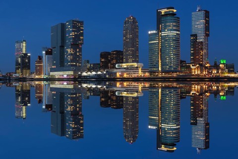 Skyline with World Port Center