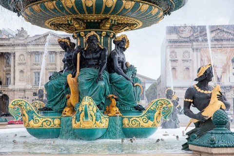 Fontaine des Fleuves on the Place de la Concorde