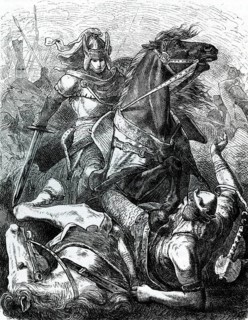 Siegfried takes King Luedegast prisoner