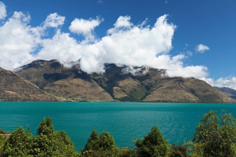 Lake Wakatipu with Thomson Mountains