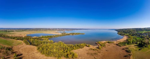 Estuary of the Ammer into the Lake Ammer