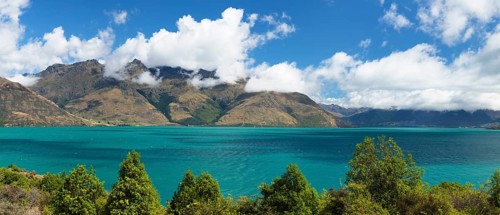 Lake Wakatipu with Thomson Mountains