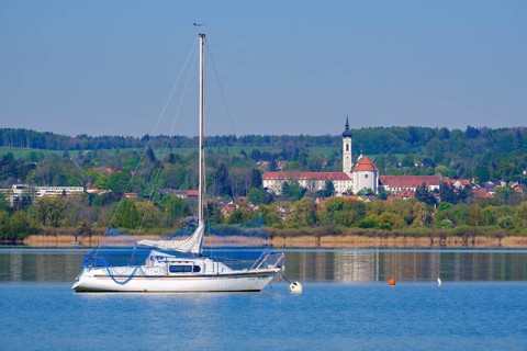 St. Mary's Minster in Diessen at the Lake Ammer