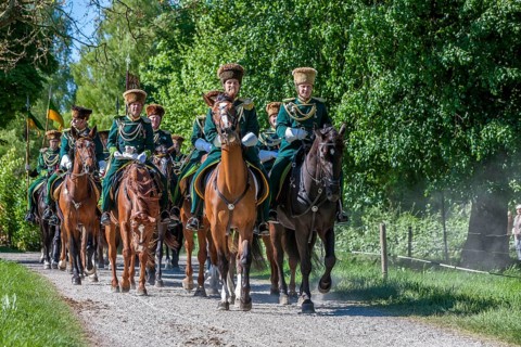 Riders at the blood ride