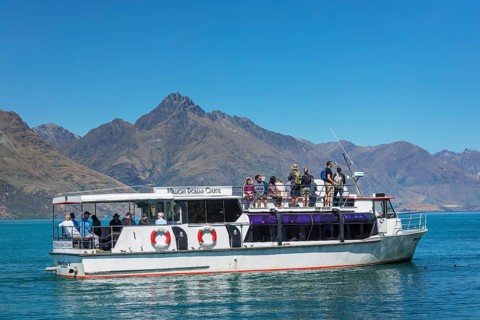 Excursion boat on Lake Wakatipu