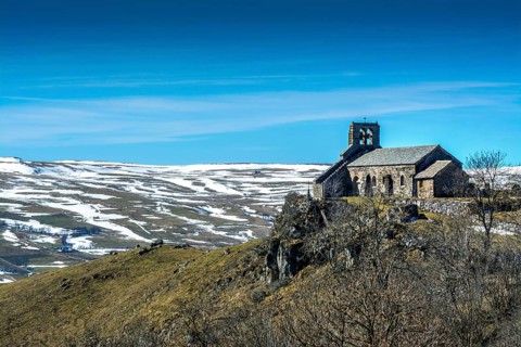 Chapel of Fortunies on Santoire valley