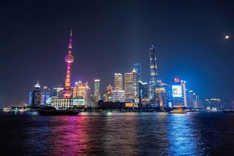 Shanghai the Bund by night