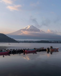 Pier on Lake Kawaguchiko