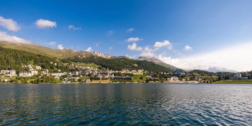 St. Moritz-Dorf and Lake St. Moritz
