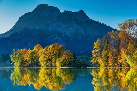 Forggensee in autumn