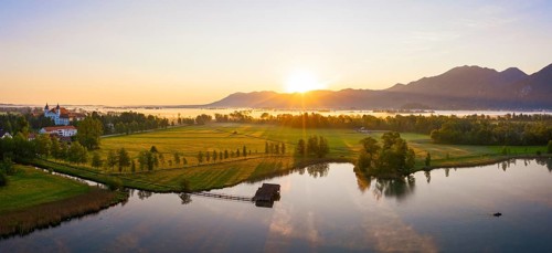 Sunrise at Lake Kochel