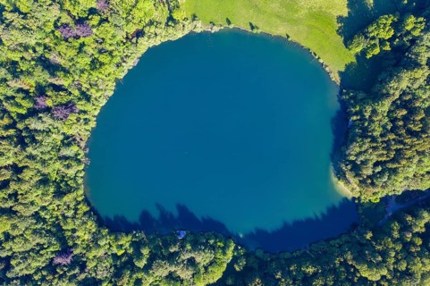 Haarsee from above