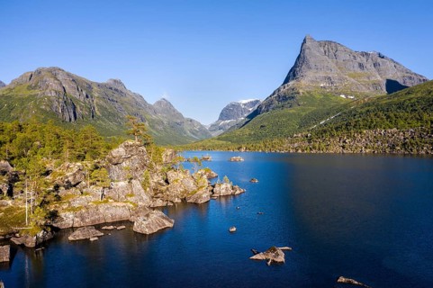 View of the Innerdalstarnet peak