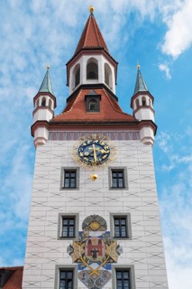Tower with tower clock