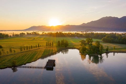 Sunrise at Lake Kochel