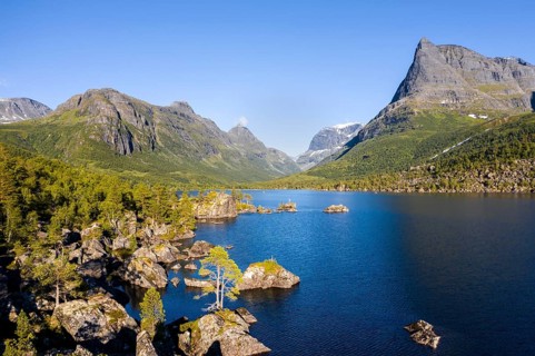 View of the Innerdalstarnet peak