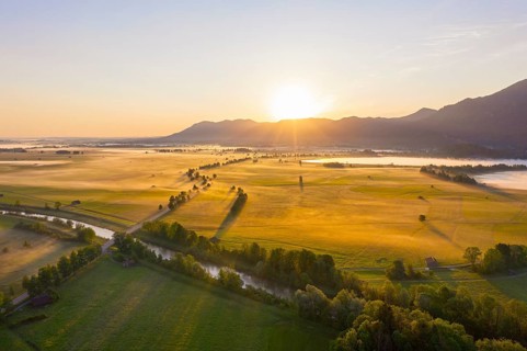 Sunrise at Lake Kochel