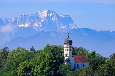 Church of St. Johann in Holzhausen on the Starnberger See