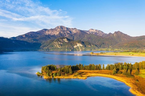 Lake Kochel near Kochel