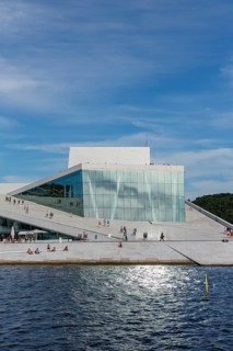 Promenade and New Opera House Oslo