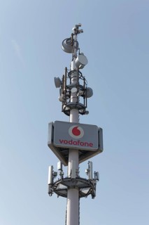 5G mobile phone mast from Vodafone