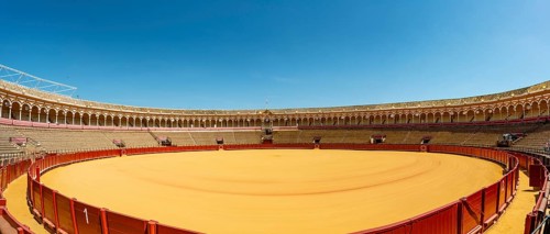 Empty bullring