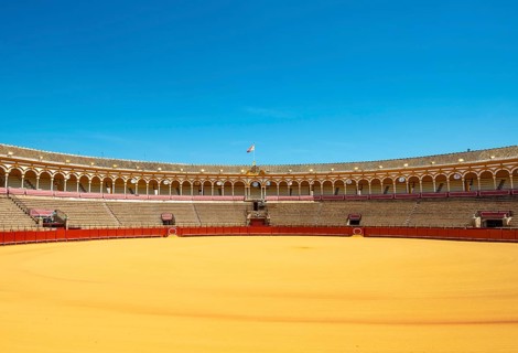 Empty bullring