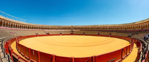 Empty bullring