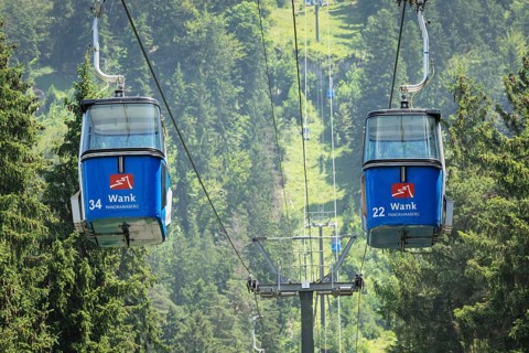 Wankbahn gondolas
