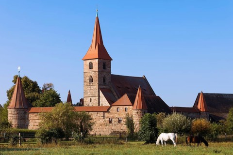Church St. Georg with fortified churchyard