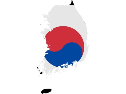 Flag in form form of the geographical country