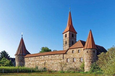 Church St. Georg with fortified churchyard