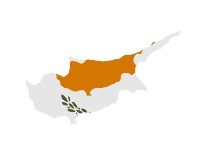 Flag in form form of the geographical country