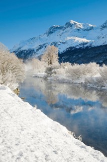 River Inn with Piz Rosatsch