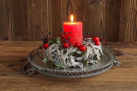 Autumn wreath decoration